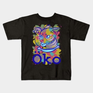 Eco Space Cat Kids T-Shirt